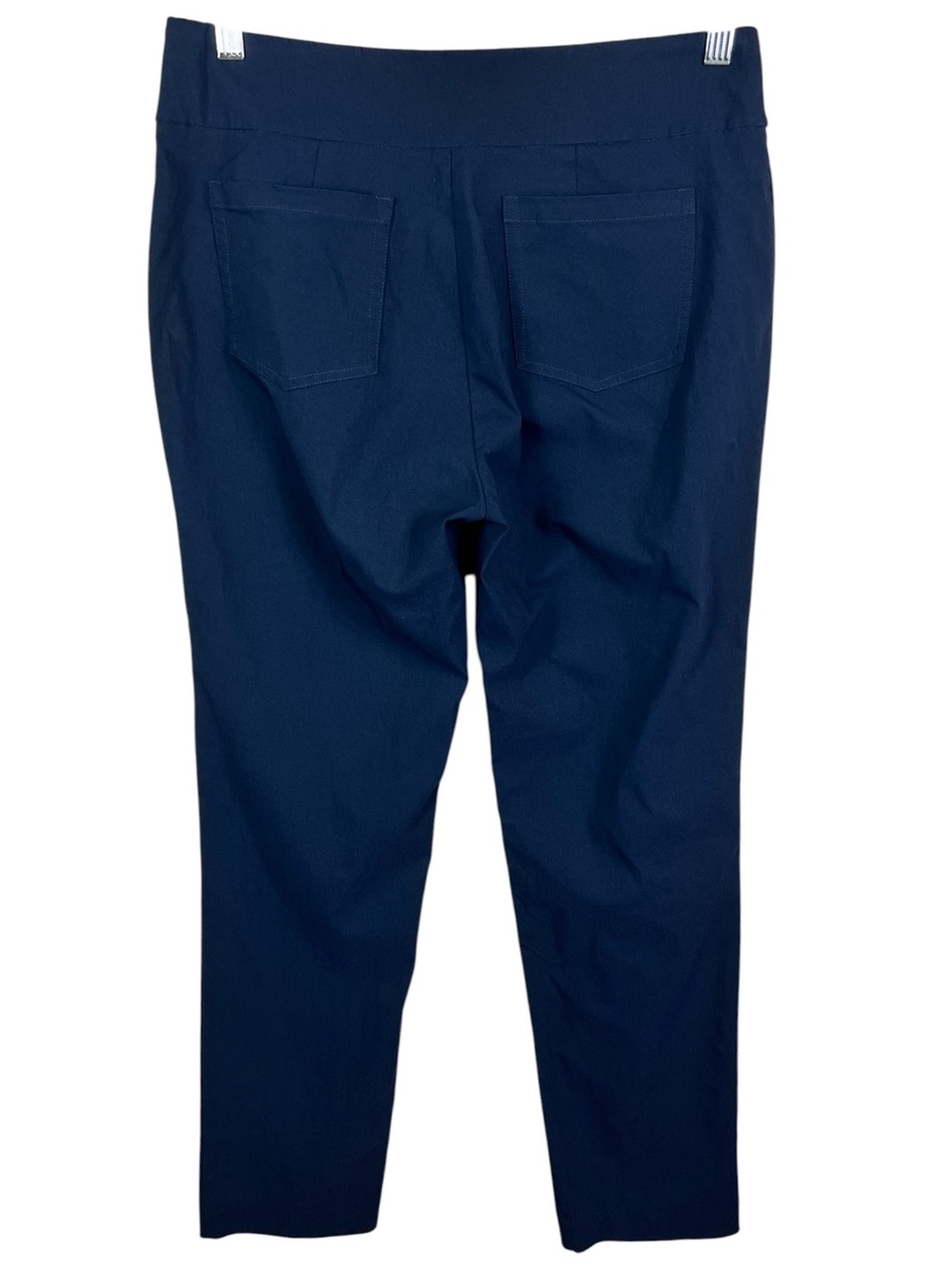 J.McLaughlin Navy Pull-On Slim Tapered Stretch Pants Size 10 - Picture 3 of 7